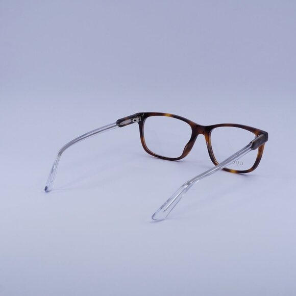 Gucci GG0490O 003 Eyeglasses Havana/Transparent 53mm Rectangle Frame - Picture 3 of 11
